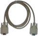 6 foot serial straight-through cable. RS232 DB9 female to RS232 DB9 female.